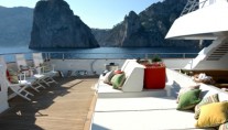 MIRABELLA - Aft Deck Sunbathing